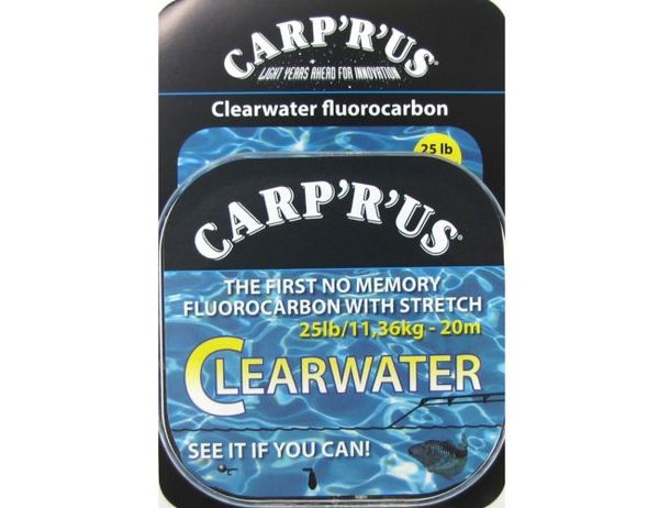 Fluorokarbón Carp´R´Us Clearwater 25lb/11,36kg/20m