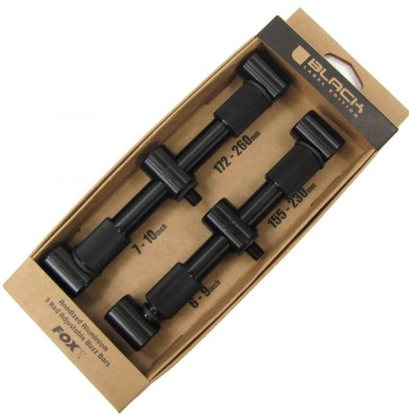 FOX Black Label 2-3-rod Adjustable Convert Buzzer Bars - pair