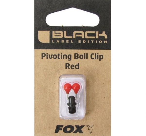 FOX  Black Label Pivoting Ball Clip - Red