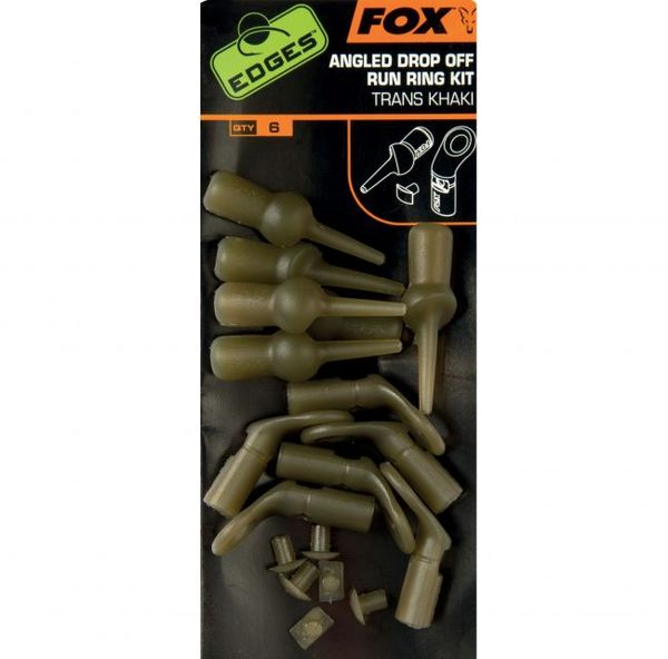 FOX Edges Angled Drop-off Run Ring Kit - trans khaki  6ks