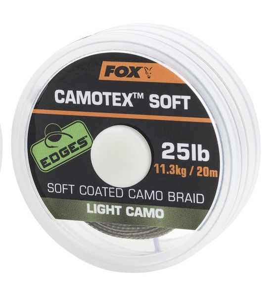 FOX Edges Camotex Soft - Light camo 25lb/11,3kg/20m