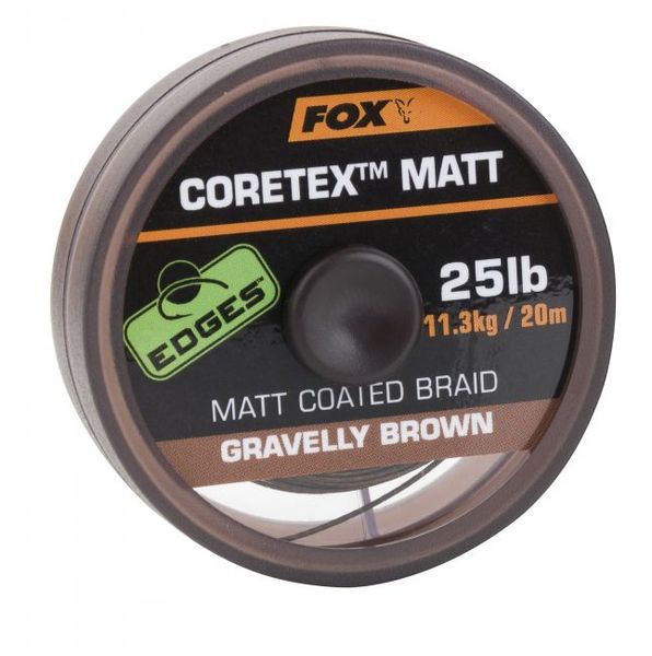 FOX Edges Coretex Matt Gravelly brown 25lb/11,3kg/20m