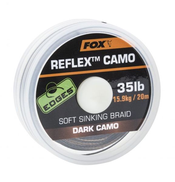 FOX Edges Reflex Camo - Dark camo 35lb/15,9kg/20m