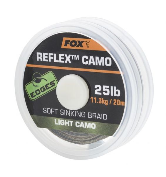 FOX Edges Reflex Camo - Light camo 15lb/6,8kg/20m