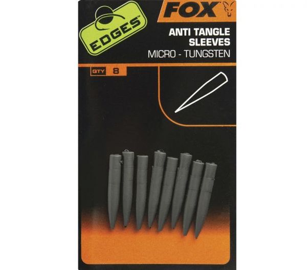 FOX Edges Tungsten Anti Tangle Sleeves Micro 8ks