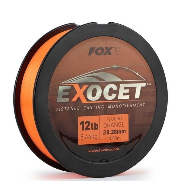 FOX Exocet Fluoro Orange Mono 0,28mm 5,44kg 1000m