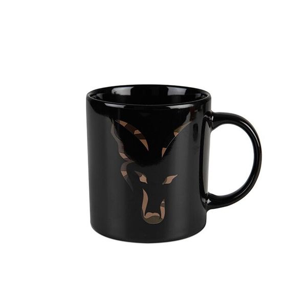 FOX Hrčnek Black And Camo Head Ceramic Mug 350ml