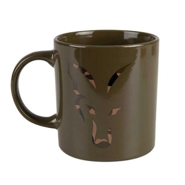 FOX Hrnček Green And Camo Head Ceramic Mug 350ml