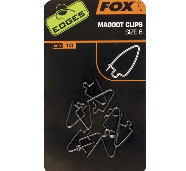 FOX Maggot Clips veľ.6/10ks