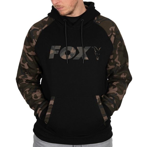 Fox Mikina Black Camo Raglan hoodie veľkosť 2XL