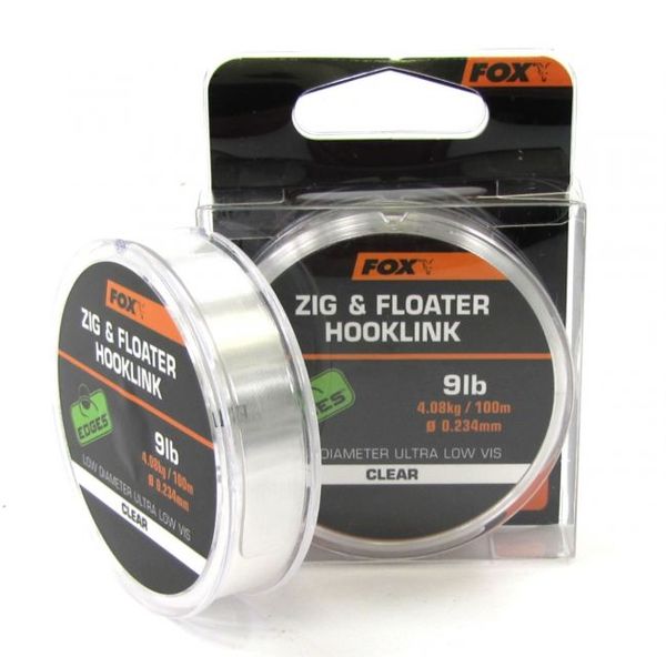 FOX Plávajúci vlasec FOX Zig & Floater Hooklink 0,234mm/4,48kg