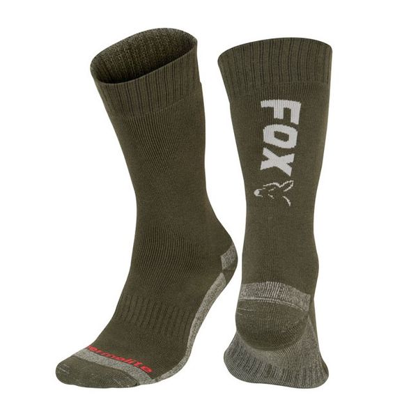 Fox Ponožky Green/Silver Thermolite Long Socks 40-43EU