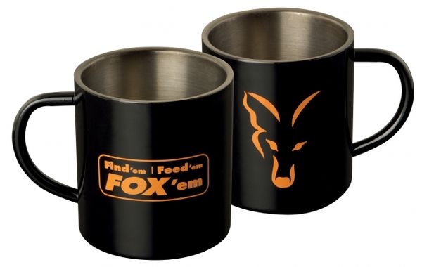 Fox thermohrnček Stainless Black Mug XL 400ml