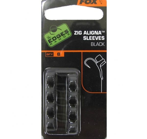 Fox Zig Aligna Sleeves Black 8ks