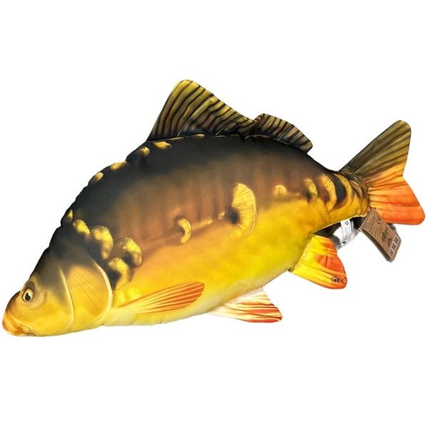 Gaby Plyšová ryba vankúš - Kapor Gigant Riadkáč 90 cm
