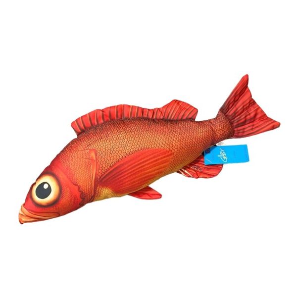 Gaby Plyšová ryba vankúš - Ostriež červený 75 cm