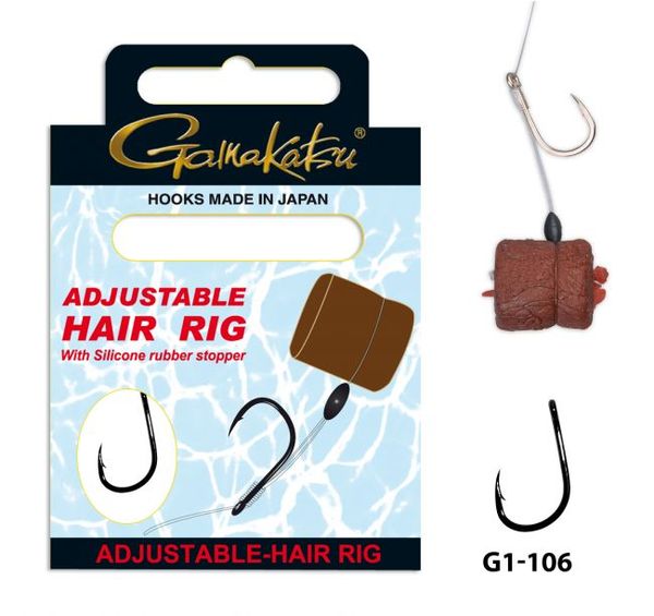 Gamakatsu BKS -Adjust Hair Rig veľ.10/0,20mm/12cm/6ks