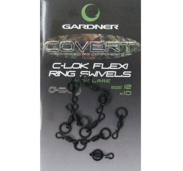 Gardner Covert C-Lok Flexi Ring Swivels veľ.12/10ks