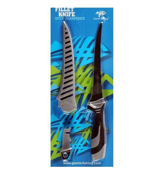 Giants Fishing Filetovací nôž 7 Fillet knife with sharpener ( Easy clea