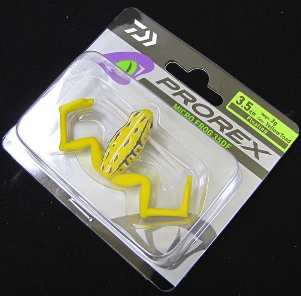 Gumená nástraha Prorex mini žába 3,5cm - Yellow Toad