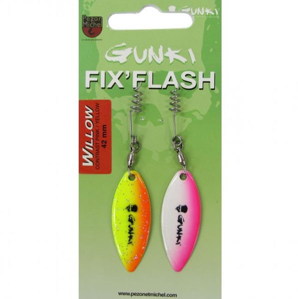 Gunki Blinker Fixflash W 42mm/2ks Contrast Pink/Yellow