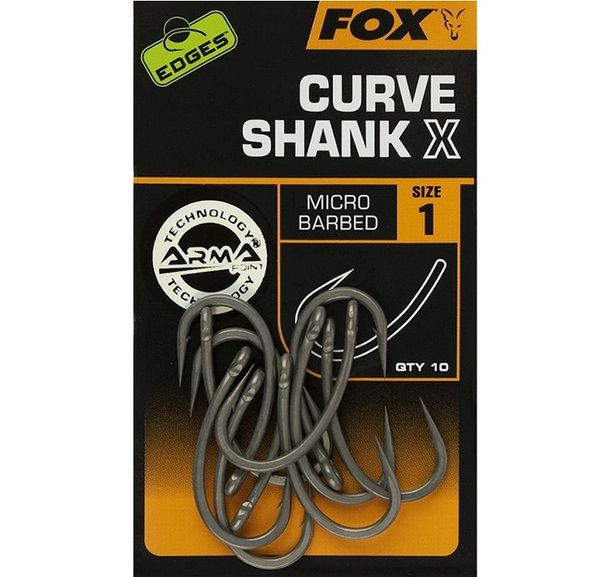 Háčiky FOX Curve Shank X veľ.1 10ks