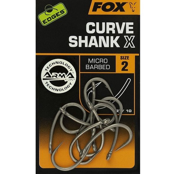 Háčiky FOX Curve Shank X veľ.2 10ks