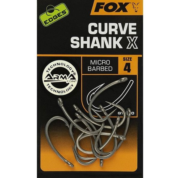 Háčiky FOX Curve Shank X veľ.4 10ks