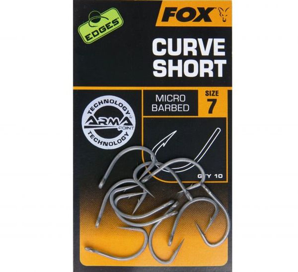 Háčiky Fox Curve Short v.2/10ks