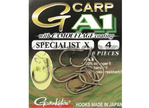 Háčiky G-Carp A1 Specialist X Camouflage-S v.2 10ks
