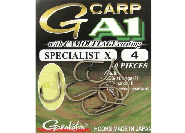 Háčiky G-Carp A1 Specialist X Camouflage-S v.8 10ks
