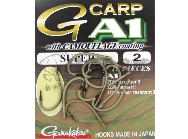 Háčiky G-Carp A1 Super Camouflage-S v.4 10ks
