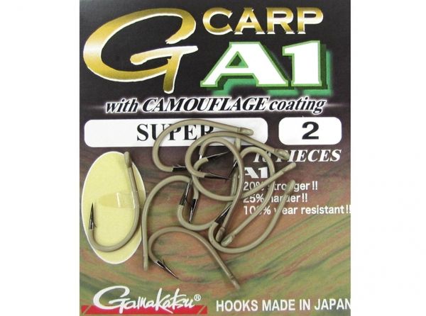 Háčiky G-Carp A1 Super Camouflage-S v.2 10ks