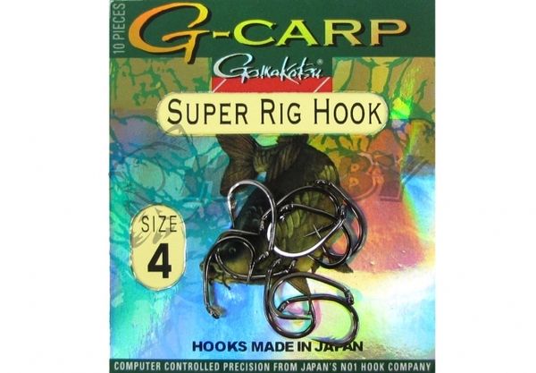 Háčiky G-Carp Super Rig Hook č.4/10ks