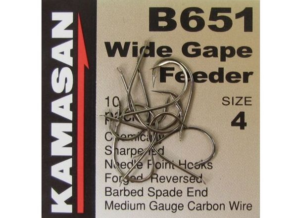 Háčiky Kamasan B651 Wide Gape Feeder č.4/10ks