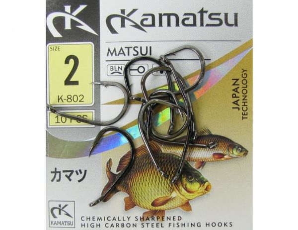 Háčiky Kamatsu K-802 Matsui očko veľ.4, 10ks