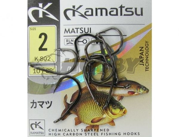 Háčiky Kamatsu K-802 Matsui očko veľ.6, 10ks