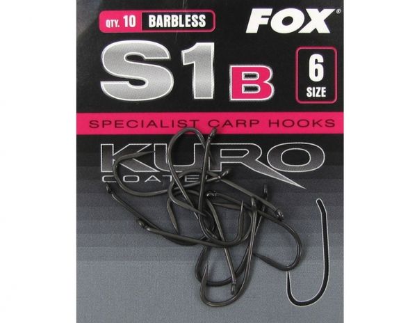 Háčiky Kuro Fox S1 Barbless Veľkosť 6/10ks