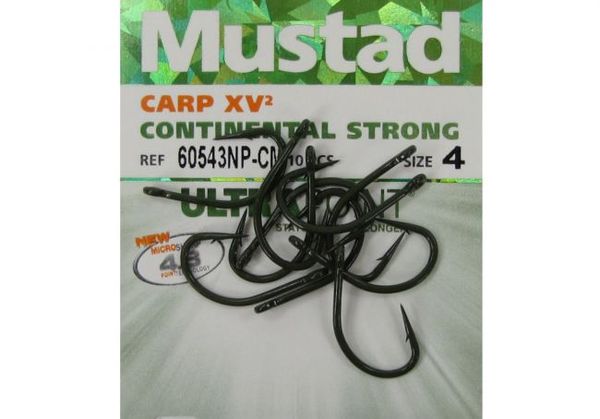 Háčiky Mustad Continental Strong 60543NP-CM veľ.1/10ks