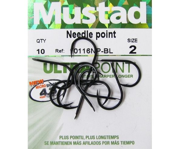 Háčiky Mustad Needle Point 10116NP-BL v.4/10ks