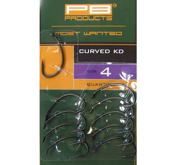 Háčiky PB Products Curved KD hook BDF 4 10ks