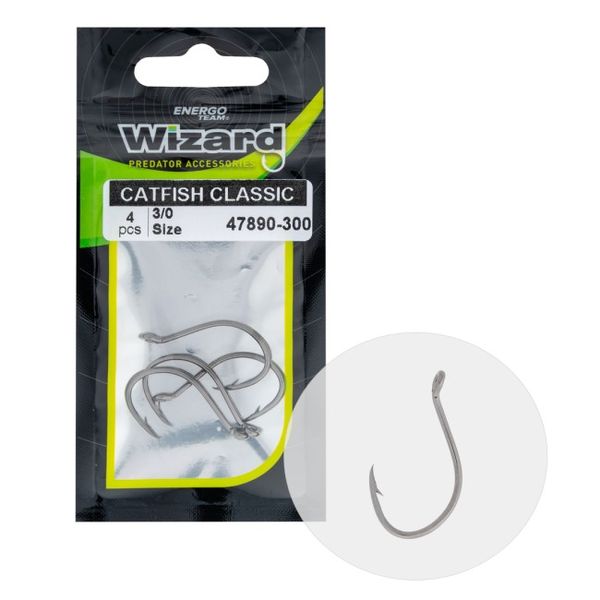 Háčiky Wizard Catfish Classic veľkosť 1/0 (4ks)