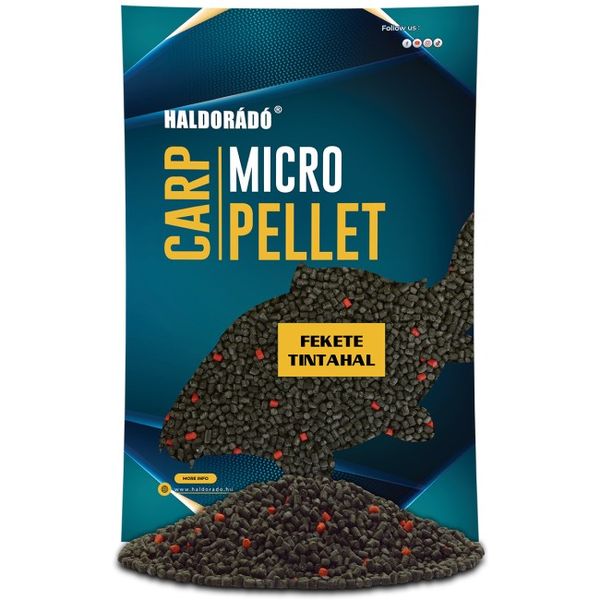 Haldorádó Carp Micro Pellet 600 g Čierna chobotnica