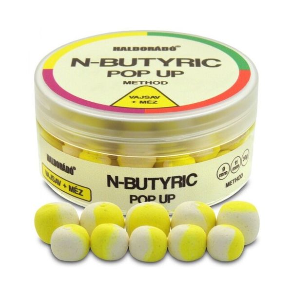 Haldorádó N-Butyric Pop Up Method 9/11 mm 30g  N-Butyric + Med