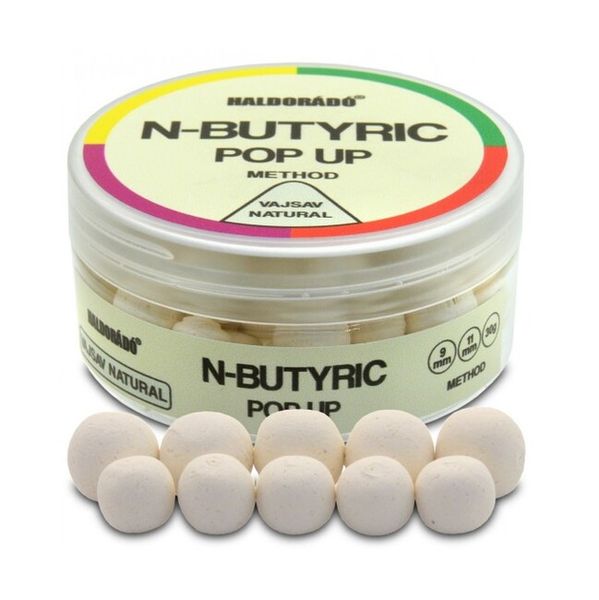 Haldorádó N-Butyric Pop Up Method 9/11 mm 30g  N-Butyric Natur