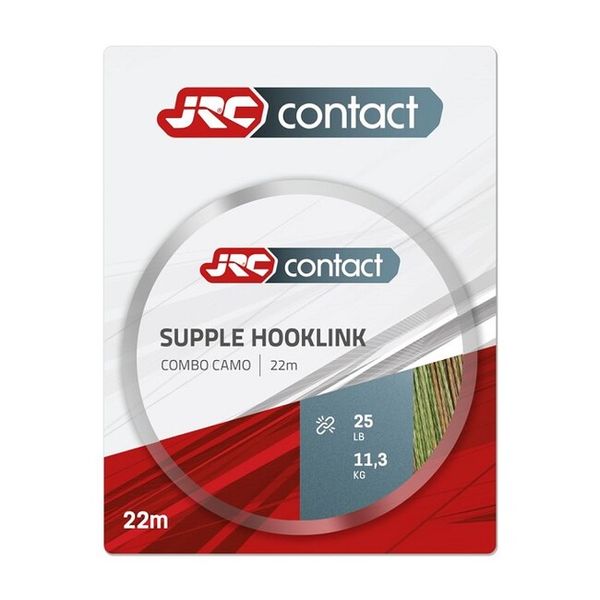 JRC Contact Supple Hooklink Combo Camo 25lb 22m