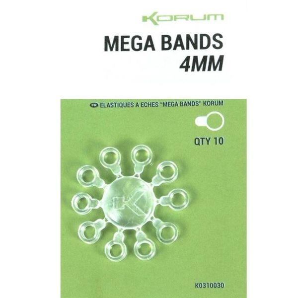Korum Gumové krúžky Mega Bands 4mm 10ks