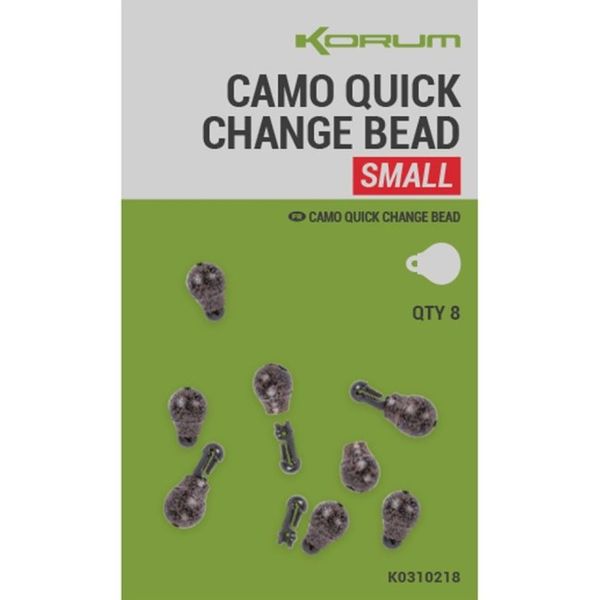 Korum Rychlovýmenné Korálky Camo Quick Change Bead velkosť S (8ks)