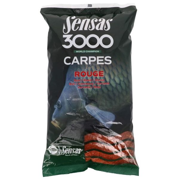 Krmivo Sensas 3000-Carper Rouge- Kapor červený 1kg