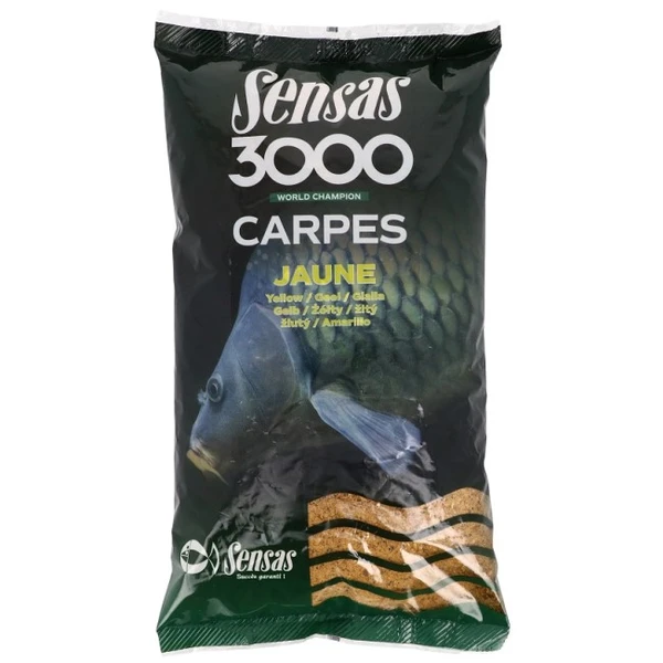 Krmivo Sensas 3000-Carpes Jaune - Kapor žltý 1kg
